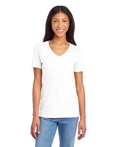 Jerzees 560WVR - Ladies Premium Blend V-Neck T-Shirt White