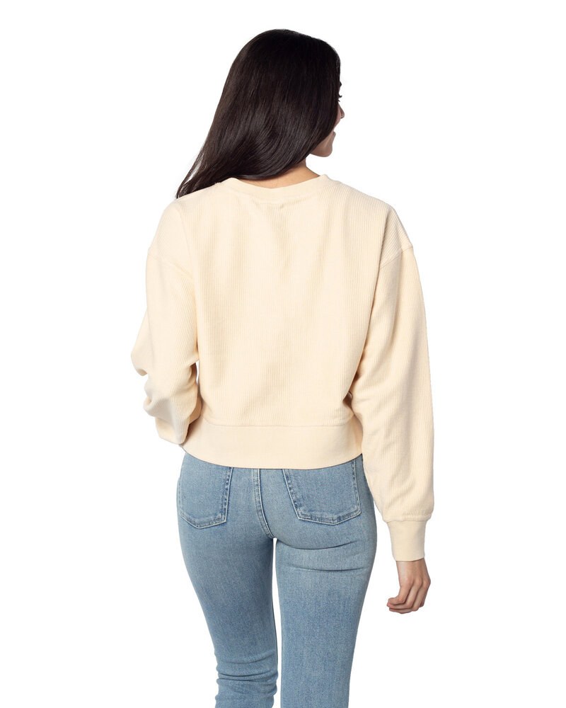 chicka-d 470 - Ladies Corded Boxy Pullover