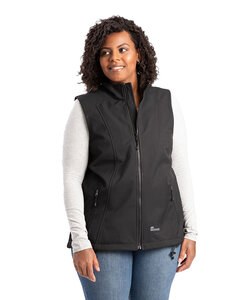 Berne WVS303 - Ladies Highland Softshell Vest Black