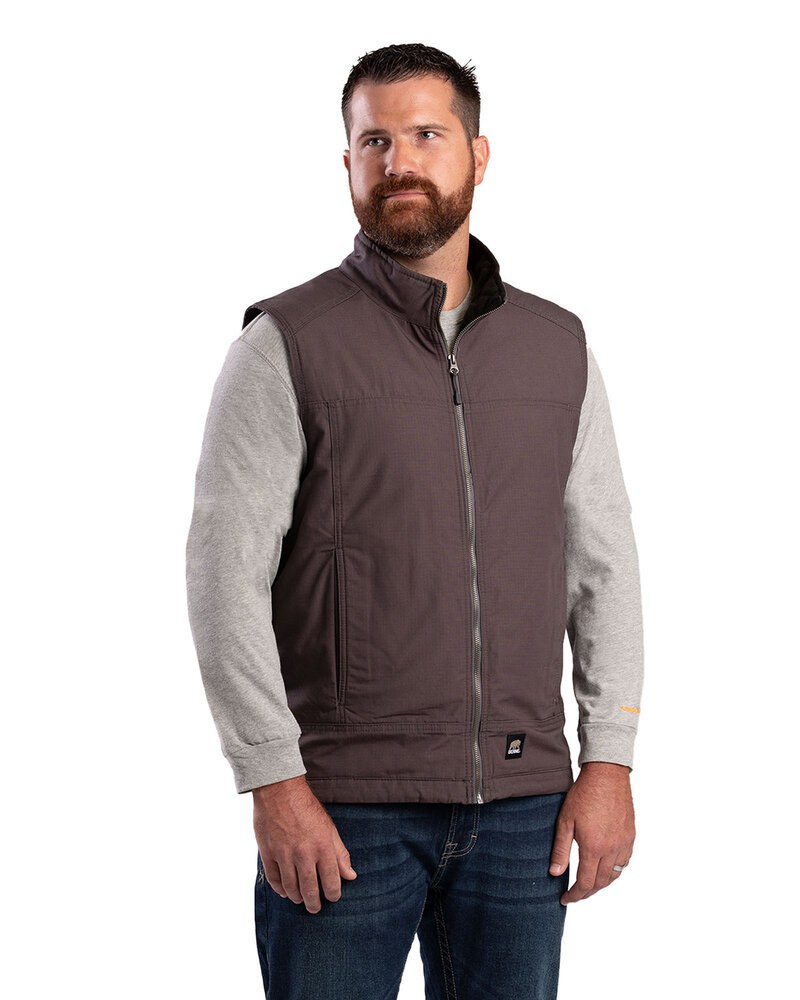 Berne V817 - Men's Heartland Fleece-Lined Ripstop Vest