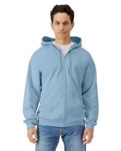Gildan SF600 - Unisex Softstyle Fleece Hooded Sweatshirt Stone Blue
