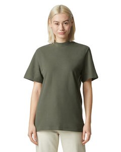 American Apparel 1PQ - Unisex Mockneck Pique T-Shirt Lieutenant