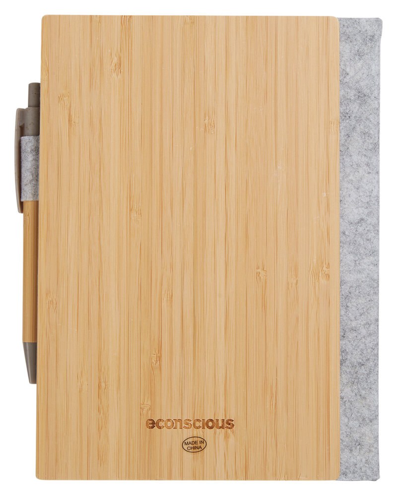 econscious EC9802 - Grove Refillable Bamboo Notebook & Pen