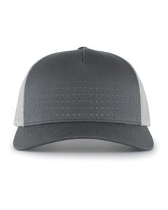 Pacific Headwear 105P - Perforated Trucker  Cap Grph/Slvr/Grph