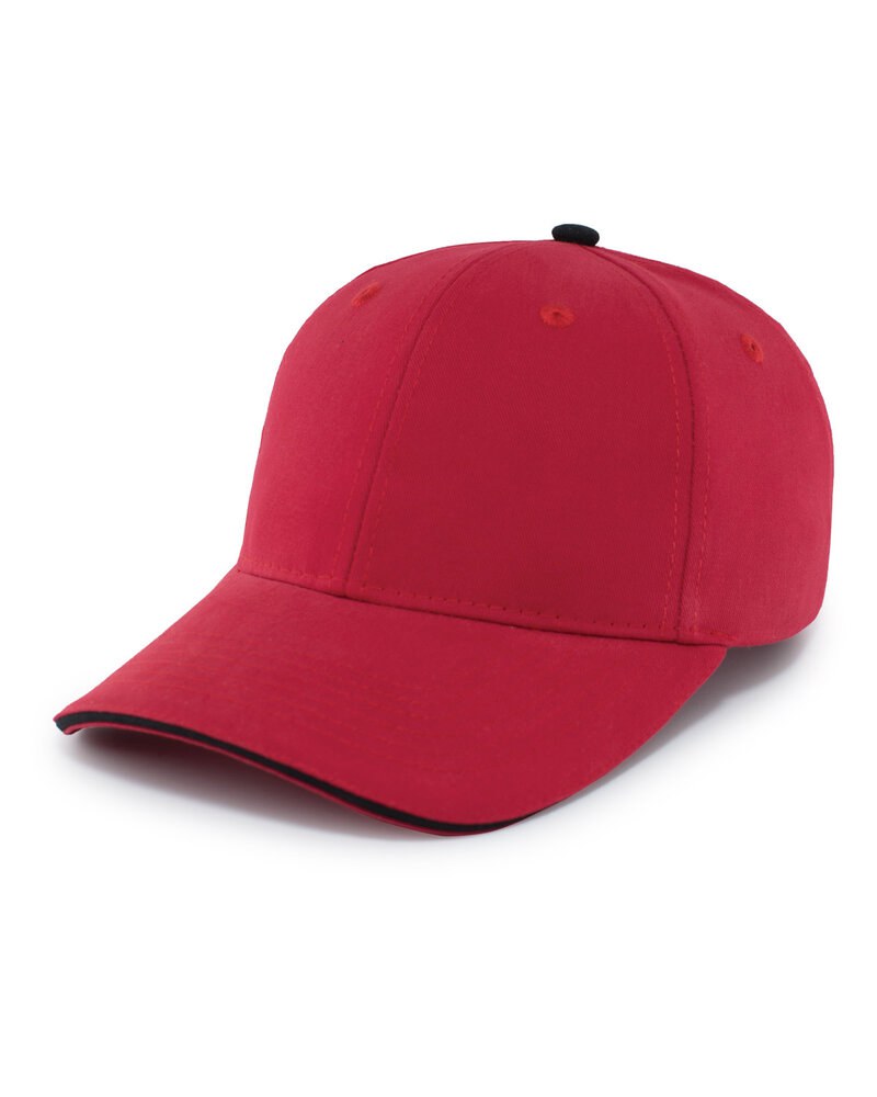 Pacific Headwear 121C - Brushed Twill Cap With Sandwich Bill