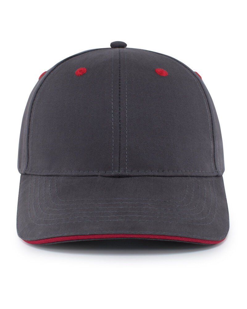 Pacific Headwear 121C - Brushed Twill Cap With Sandwich Bill