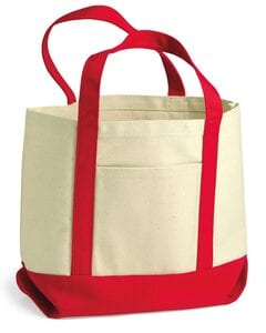 Liberty Bags 8867 - Seaside Small Cotton Canvas Boater Tote