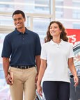 Harriton M200 - Men's 6 oz. Ringspun Cotton Piqué Short-Sleeve Polo