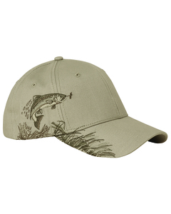 Dri Duck DI3256 - Brushed Cotton Twill Trout Cap