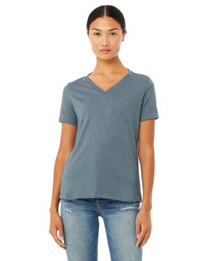 Bella+Canvas 6405CVC - Ladies Relaxed Heather CVC Jersey V-Neck T-Shirt