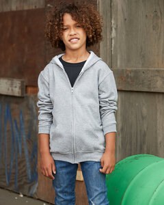 Jerzees 993B - Youth 8 oz. NuBlend® Fleece Full-Zip Hooded Sweatshirt