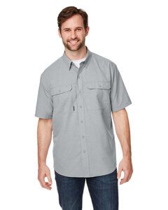 Dri Duck 4445DD - Mens Crosswood Dobby Short-Sleeve Woven Shirt