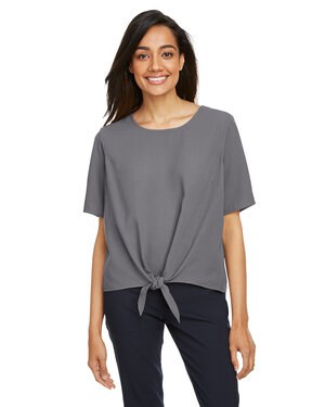 Devon & Jones DP617W - Ladies Perfect Fit Tie-Front Blouse