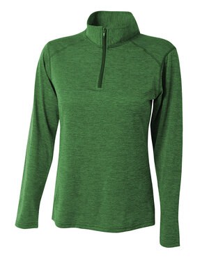 A4 NW4010 - Ladies Tonal Space-Dye Quarter-Zip