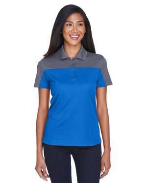 CORE365 CE101W - Ladies Balance Colorblock Performance Piqué Polo