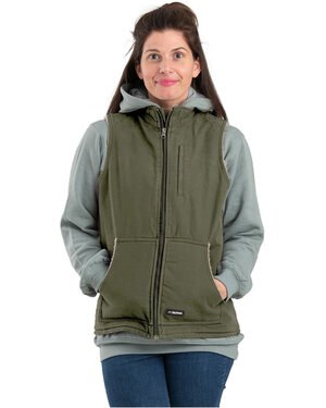 Berne WV15 - Ladies Sherpa-Lined Softstone Duck Vest