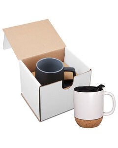 Prime Line GCM210 - 14oz Ceramic Mug With Cork Base In Mailer