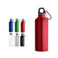 Egotier 54623 - Gerecycleerde aluminium fles met karabijnhaak 530 mL