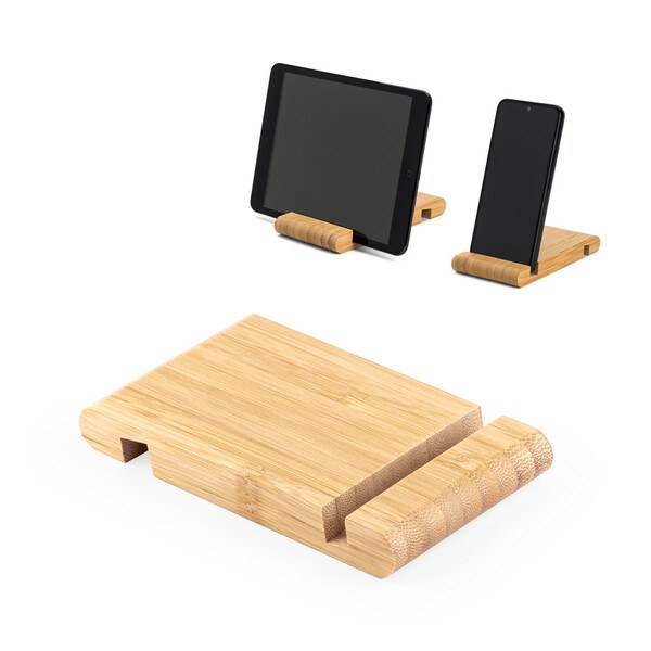 hi!dea 93640 - Soporte para móvil de bambú